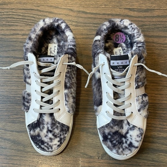 NWOT Vintage Havana Snuggle Fur Mule Mix Snake 8.5 - Picture 2 of 12